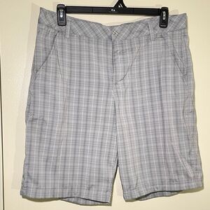 Men's FILA Sport Grey Plaid Golf Shorts size 36